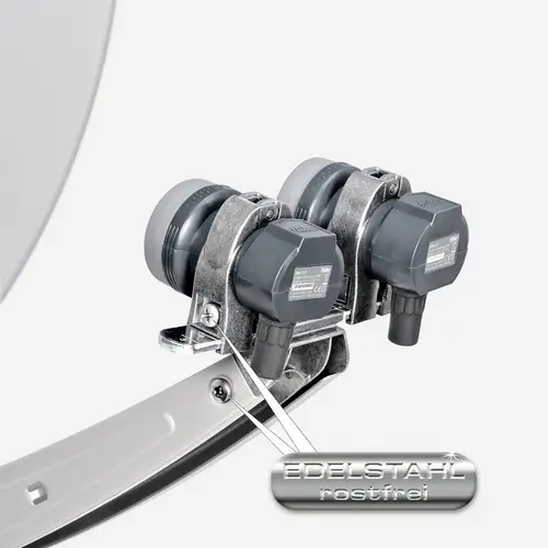 Fuba Sat Anlage 1 Teilnehmer - 2 Satelliten (z.B. Astra/Hotbird) | DAA 780 G Satellitenschüssel 80cm Alu hellgrau (Testergebnis: ausgezeichnet)* Fuba Sat Anlage 1 Teilnehmer - 2 Satelliten (z.B. Astra/Hotbird) | DAA 780 G Satellitenschüssel 80cm Alu hellgrau (Testergebnis: ausgezeichnet)*