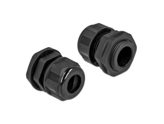 DeLOCK - Kabelverschraubung - Schwarz (Packung