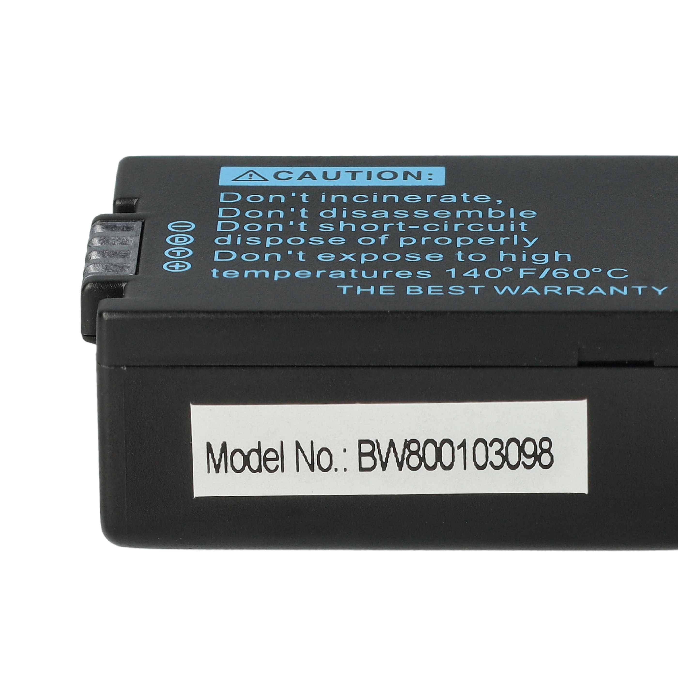 vhbw 3x Akku Ersatz für Panasonic DMC-BMB9, DMW-BMB9E für Kamera (800 mAh, 7,2 V, Li-Ion), Infochip