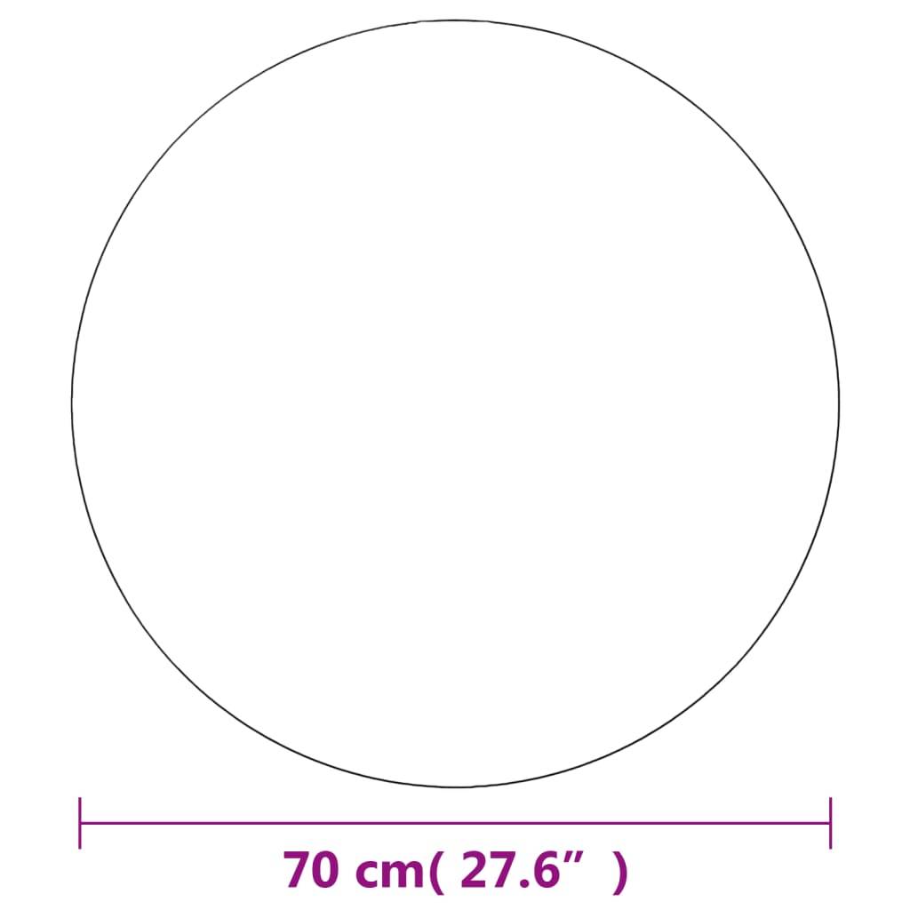 vidaXL Wandspiegel 2 Stk. 70 cm Rund Glas