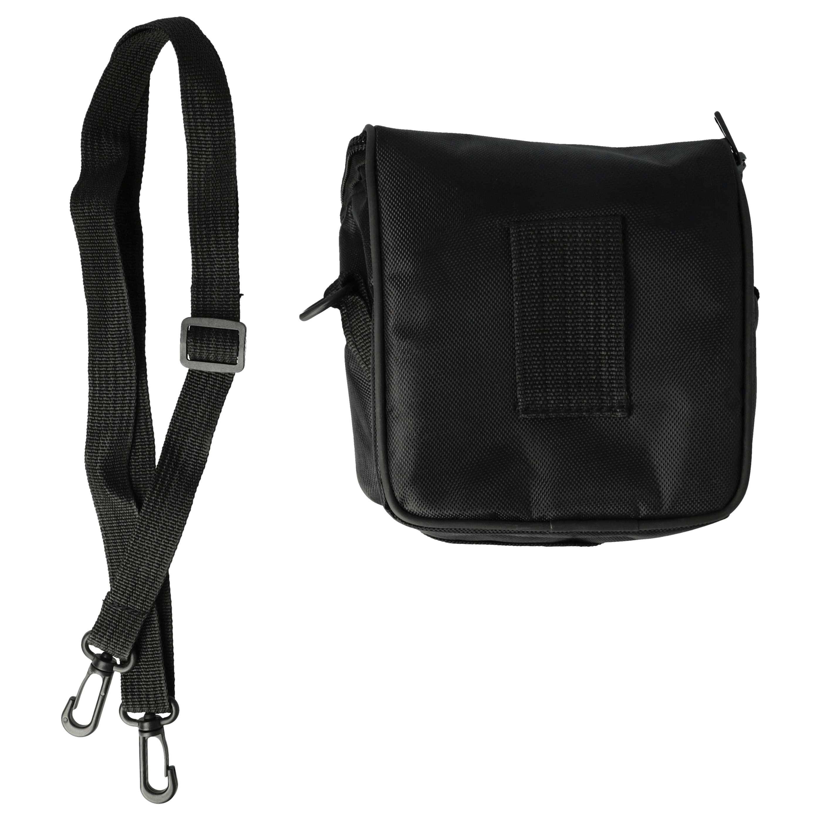 vhbw Kameratasche kompatibel mit Samsung NX300, NX3000, NX2000, NX300M, NX1100, NX1000 Kamera - schwarz, inkl. Schultergurt, 130 x 130 x 90 mm