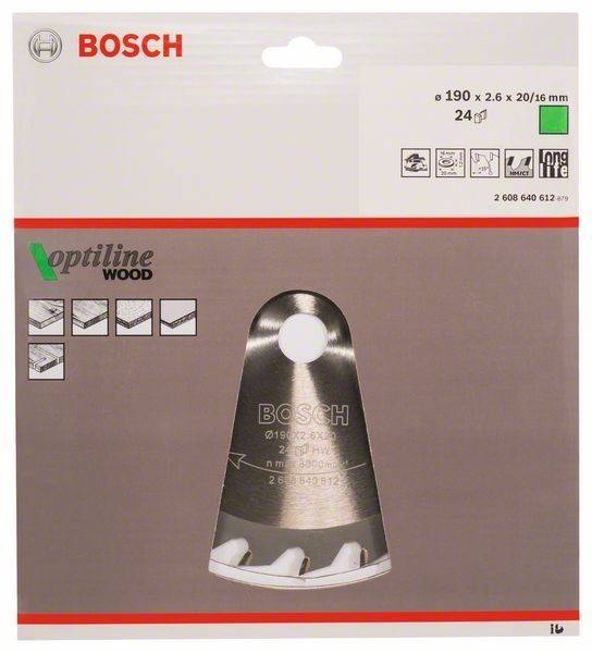 Bosch Power Tools PRO Wood Kreissägeblatt, 2608640612