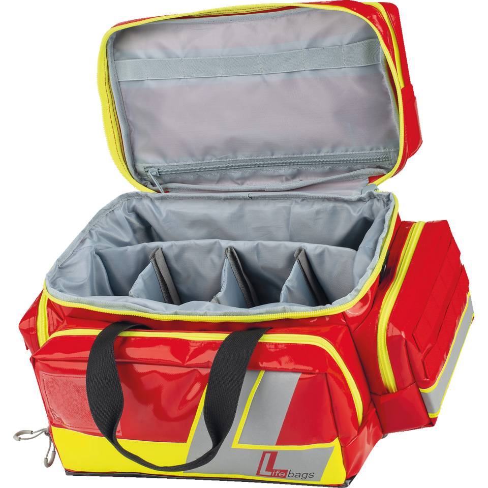LifeBags Notfalltasche M, mit Tragegurt, rot, 300x490x280mm