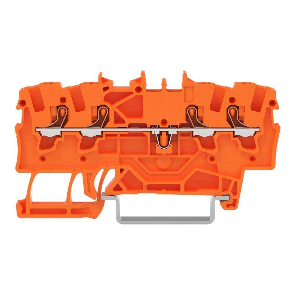WAGO GmbH & Co. KG 4-Leiter-Durchgangsklemme 2201-1402