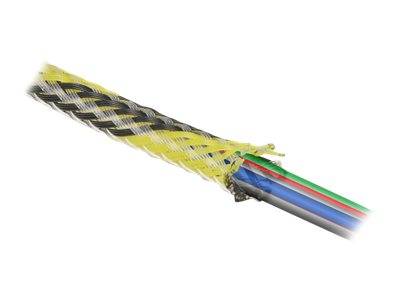 Delock - Geflechtschlauch - dehnbar - 2 m - Schwarz