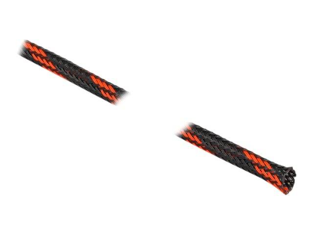 Delock - Geflechtschlauch - dehnbar - 2 m - Schwarz