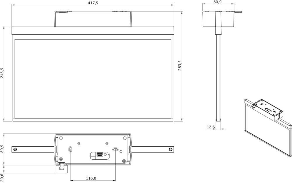 RP-Technik LED-Rettungszeichenleuchte GABD401SC