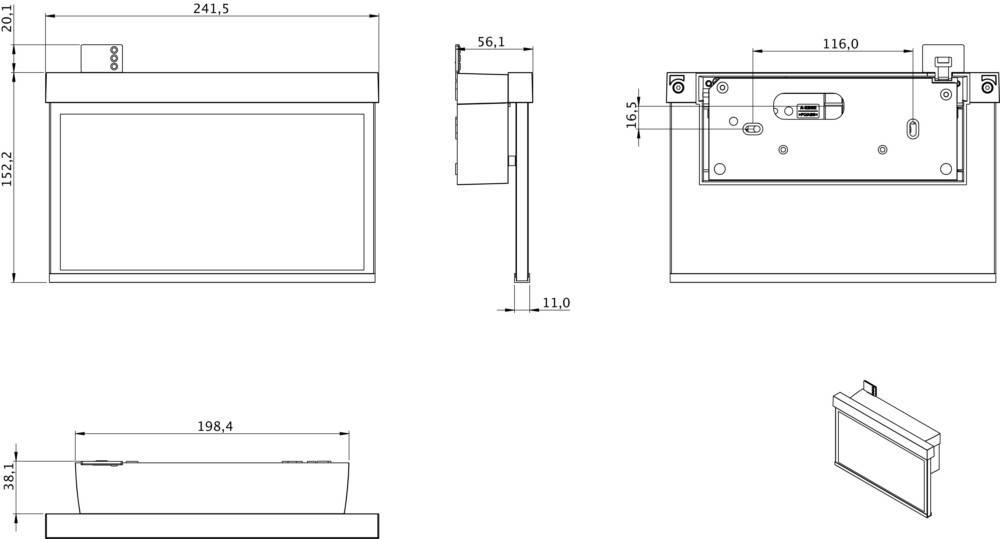 RP-Technik Rettungszeichenleuchte GAXW401WL