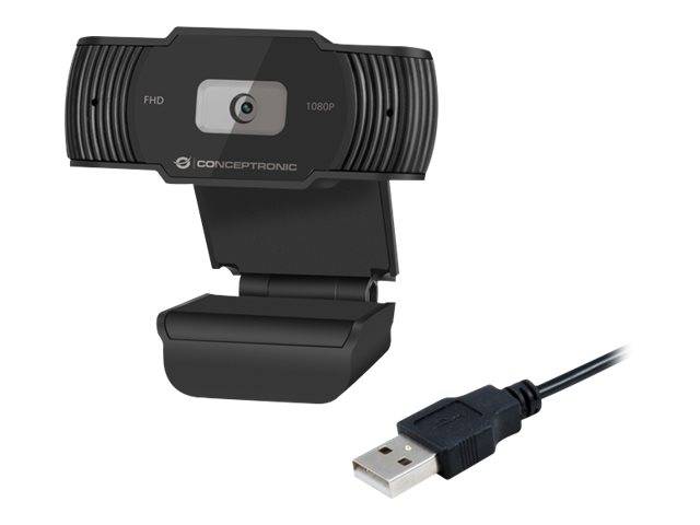 CONCEPTRONIC Webcam AMDIS 1080P Full HD Webcam+Microphone sw