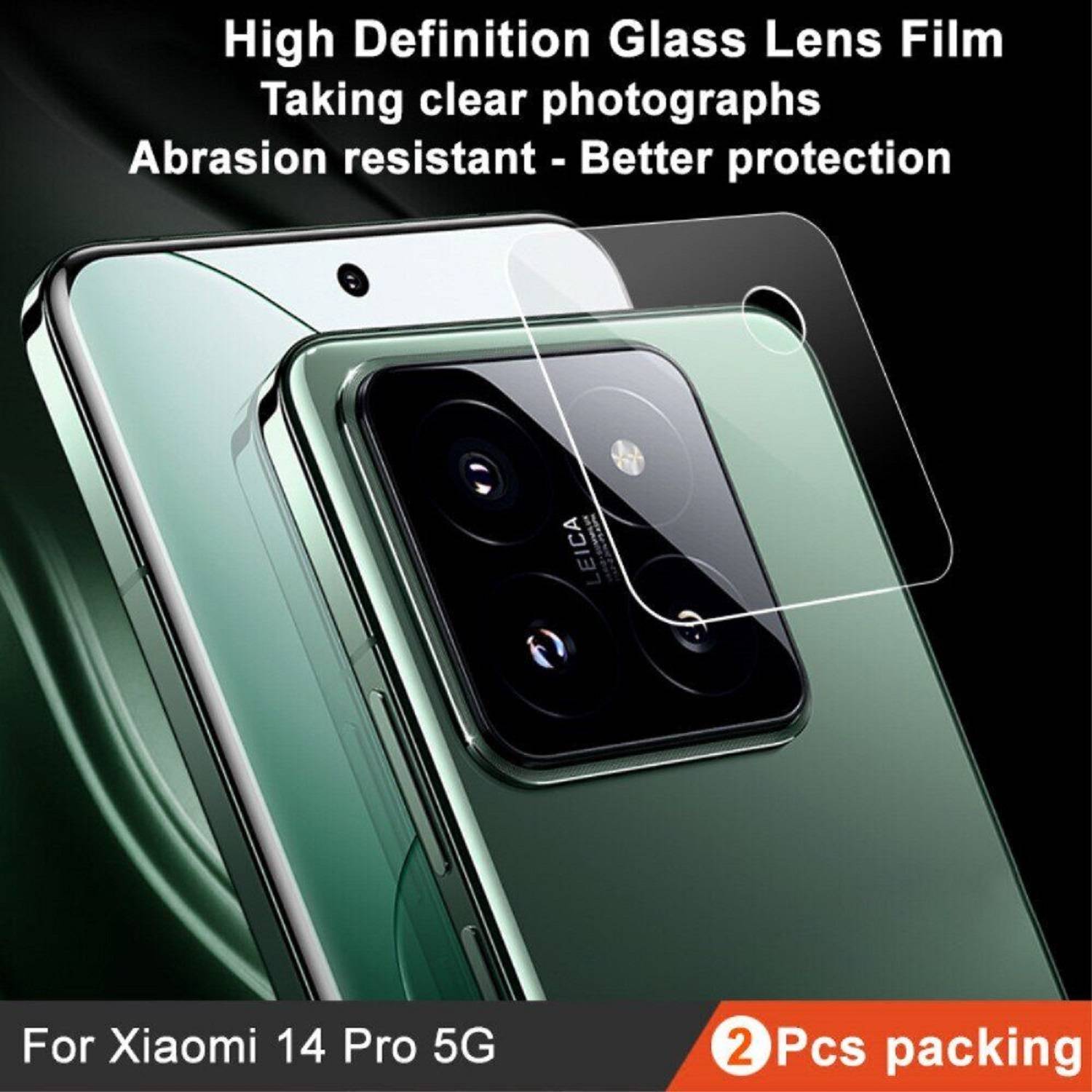 1x Kamera 9H Panzerhartglas für Xiaomi 14 3D KLAR ECHTES TEMPERED Panzerglas Kameraglas Kamerhartglas Kameraschutzglas Schutzglas Schutzfolie