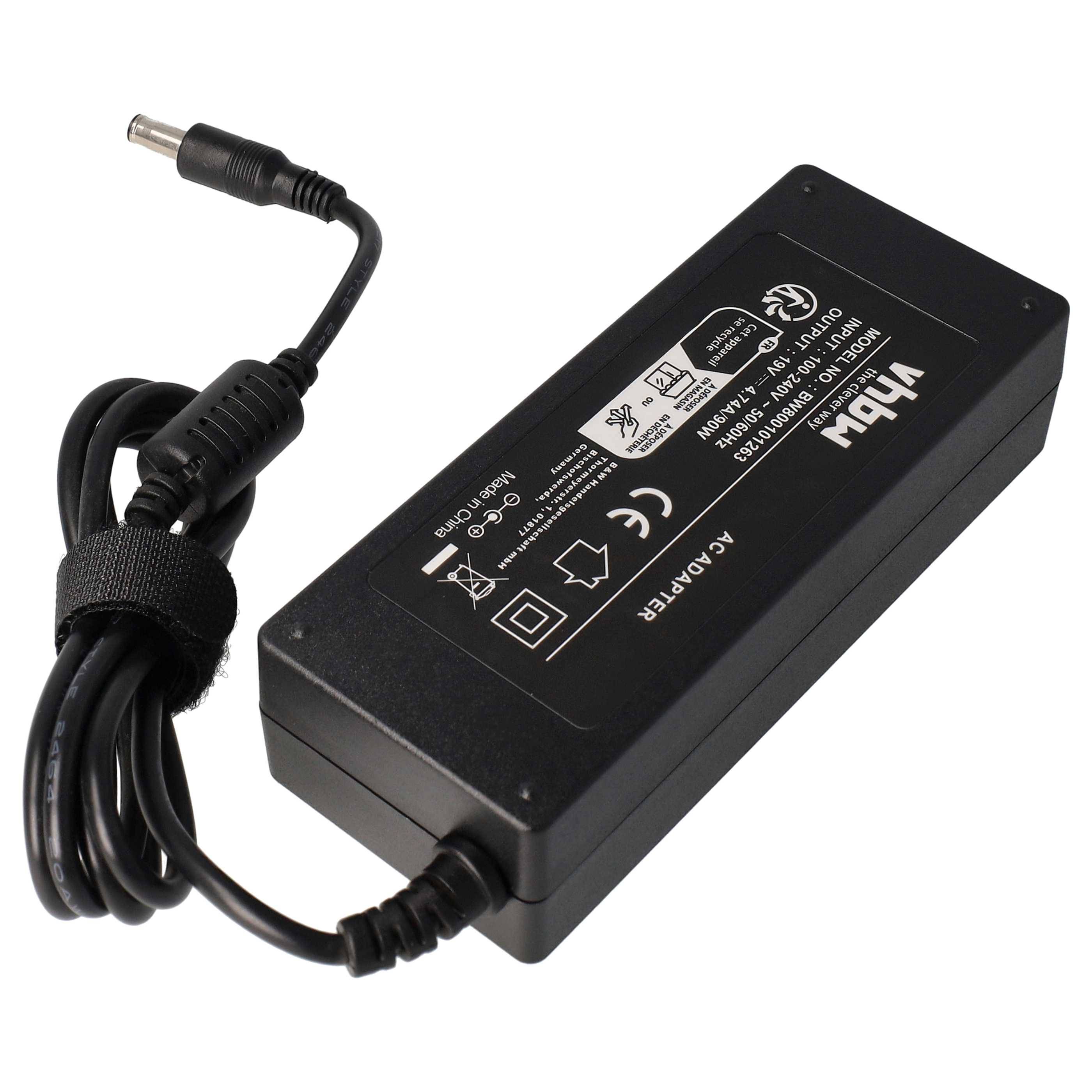 vhbw Netzteil kompatibel mit Samsung P30, P35, P40, P480, P530, P580, P8400 Torono, Q1, Q10, Q20, Q210 Notebook, 90 W