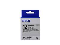 Epson LabelWorks LK-4SBE - Schwarz auf Silber (matt)