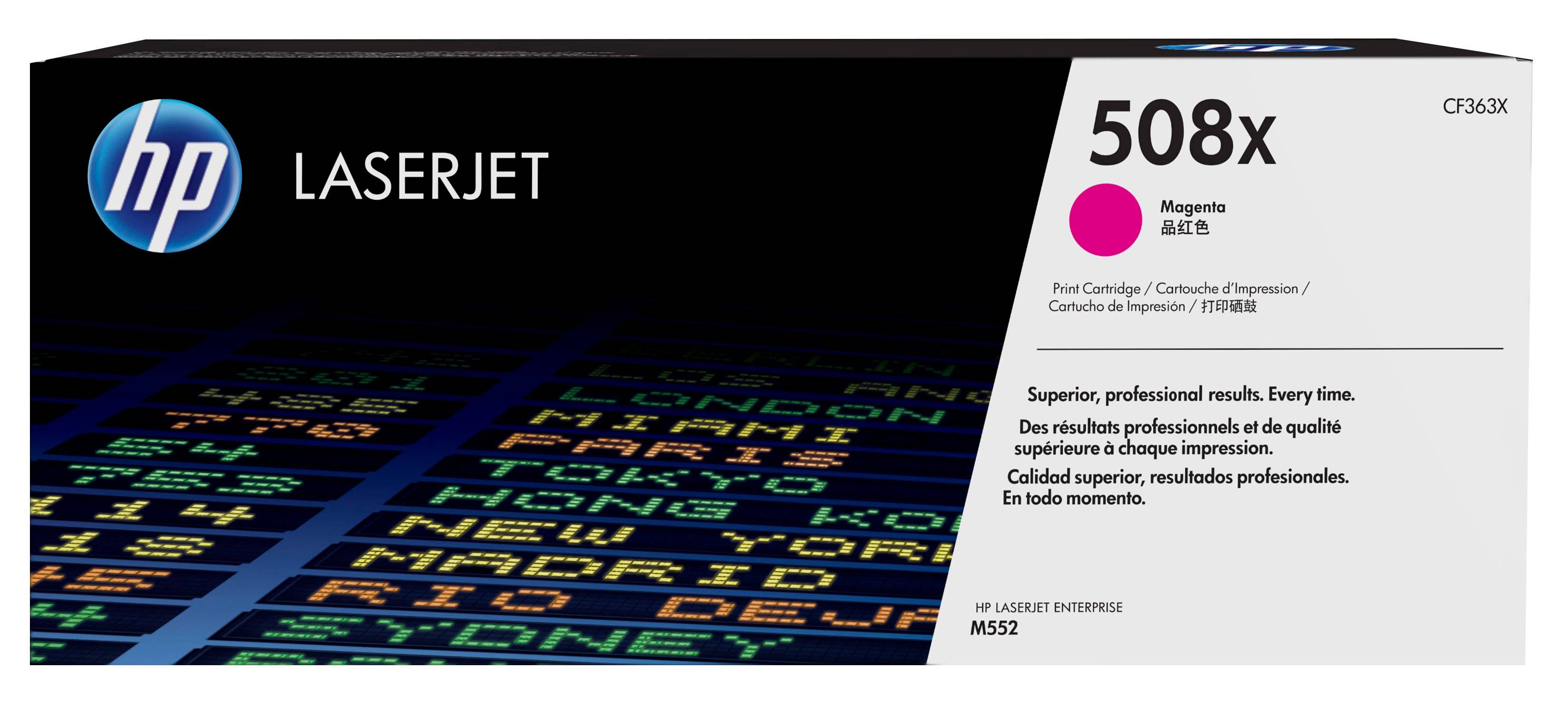 HP 508X - Hohe Ergiebigkeit - Magenta - Original - LaserJet - Tonerpatrone (CF363X)