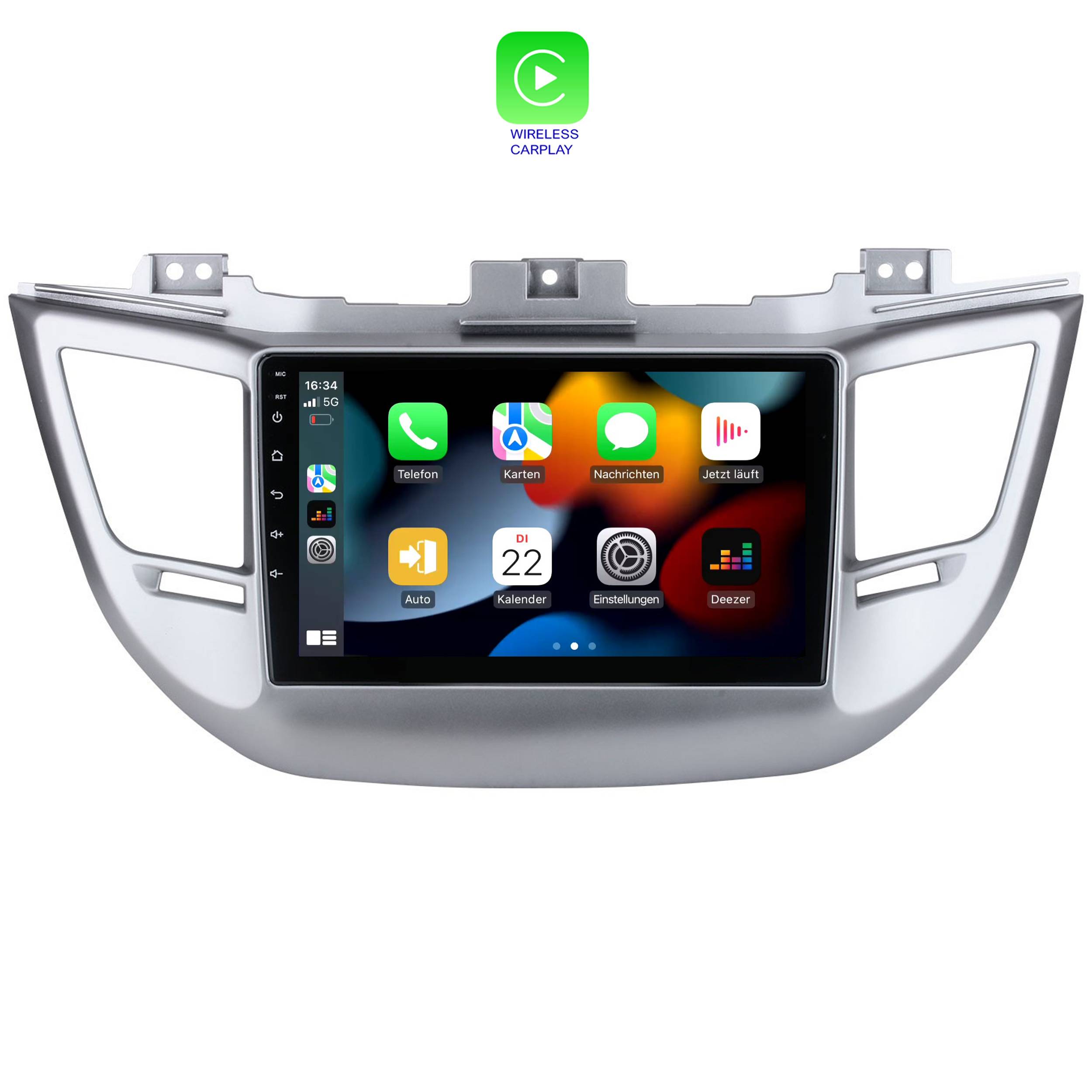 Für HYUNDAI TUCSON 2015 - 2018 9" Touchscreen Android Autoradio GPS Navi CarPlay