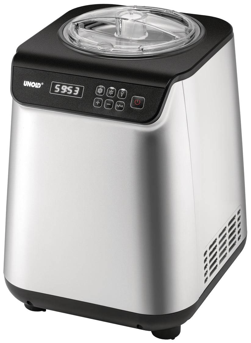 Unold Eismaschine Uno Inkl. Eisbuch mit Kompressor, Volumen für ca. 1,2 Liter Eiscreme