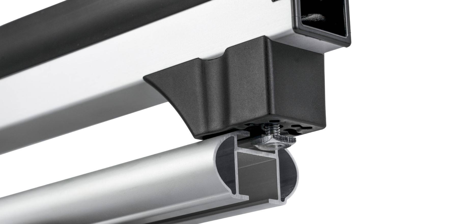 Skiträger ICEBERG 4 Paar Ski + Dachträger VDP kompatibel mit für Mitsubishi Lancer Evo 10 4 Türer 2008-2016