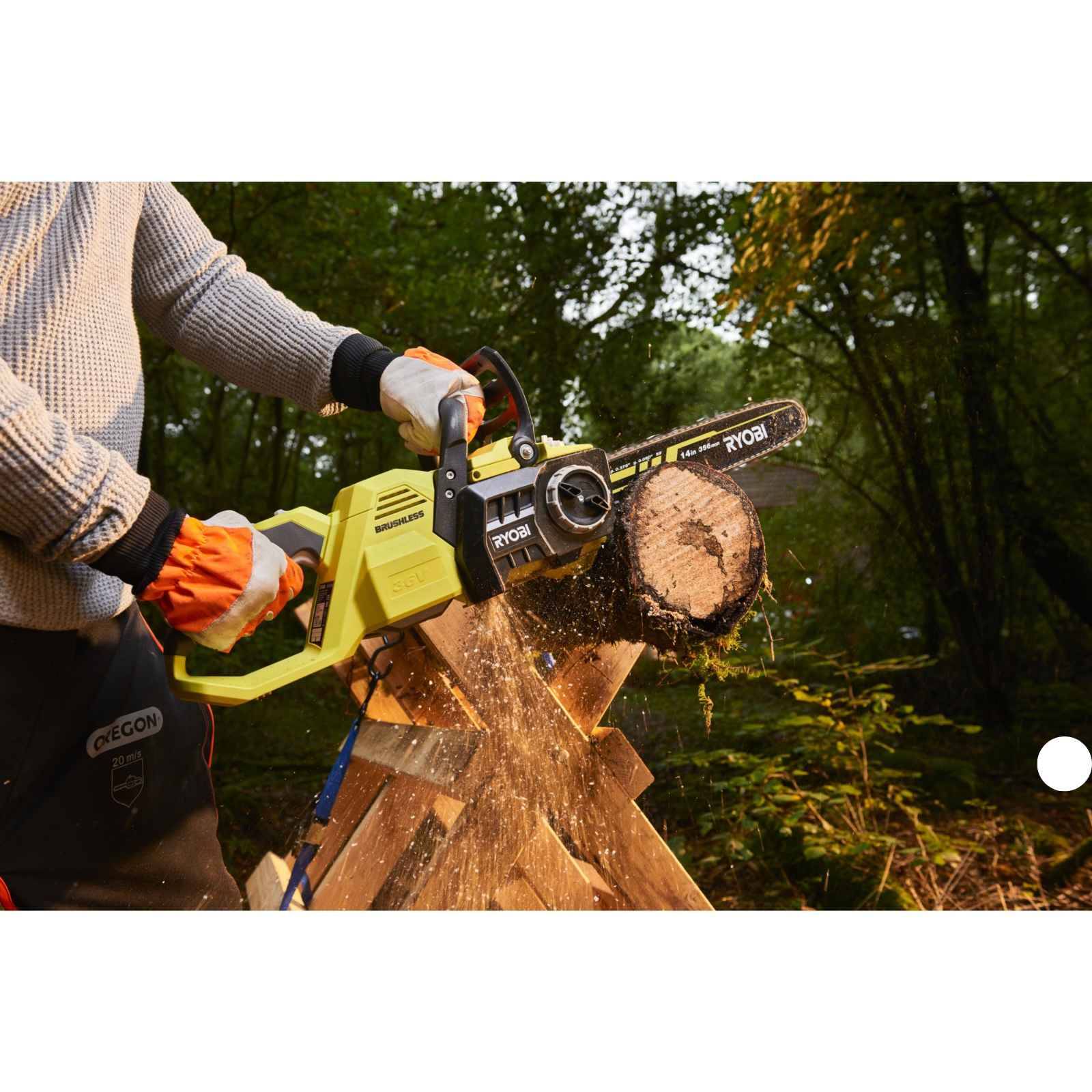 RYOBI Akku-Kettensäge RY36CSX35A-0 36V