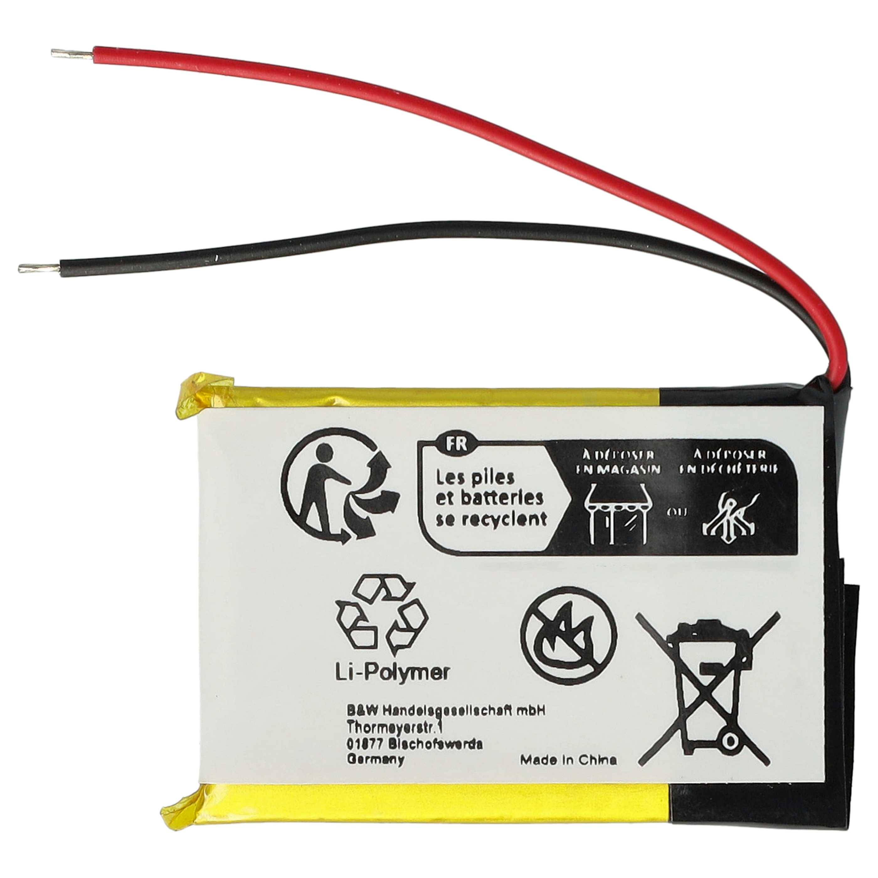 vhbw 1x Akku kompatibel mit Apple IPod Shuffle MB684LL/AiPOD, MB686LL/AiPOD MP3-Player Musik Player (250 mAh, 3,7 V, Li-Polymer)