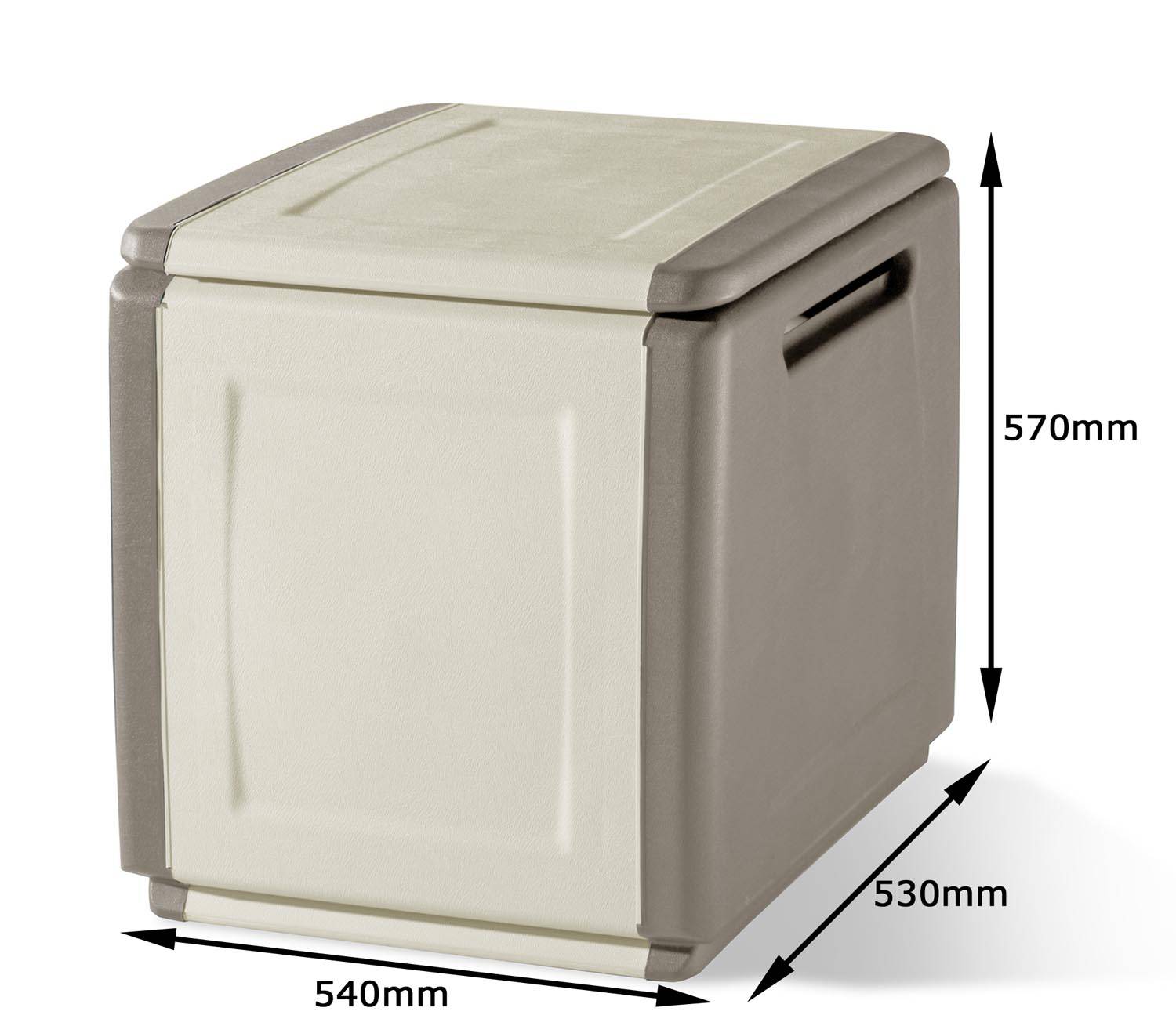 Kissenbox VDP CB1/T Gartenbox Auflagenbox Gartentruhe Mehrzwecktruhe 130 Liter