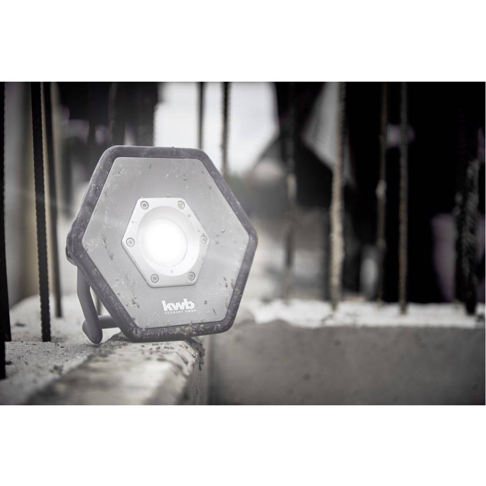 Kwb Akku Flächenstrahler Arbeitsleuchte Baulampe 1250 Lumen