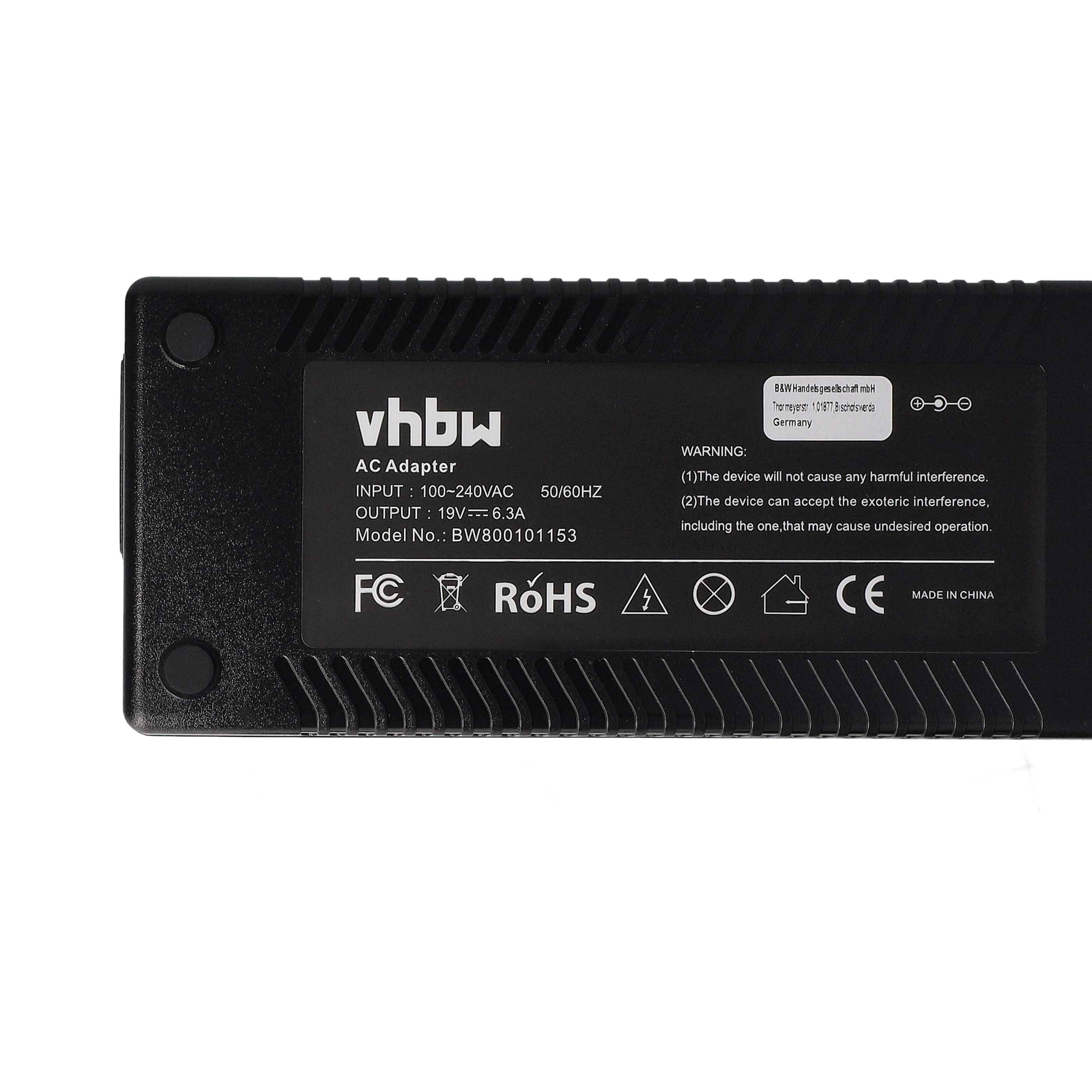 vhbw Netzteil kompatibel mit HP Pavillion DR089UR, DR761E, DR340U, DR762E, DR769E, DR768E Notebook - 200 cm, 120 W