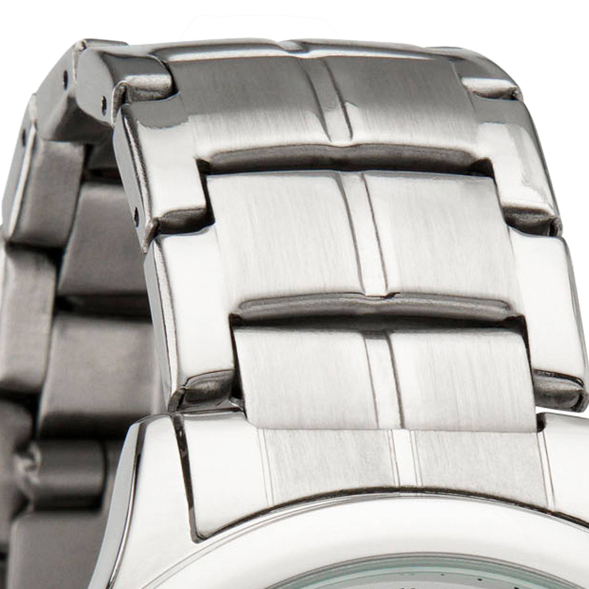 Falkenberg & Söhne Funkarmbanduhr japanisches Quarzuhrwerk Funkuhr 41 mm Edelstahl 20 mm Funksignal DCF77 Herrenarmbanduhr Damenarmbanduhr Digitale