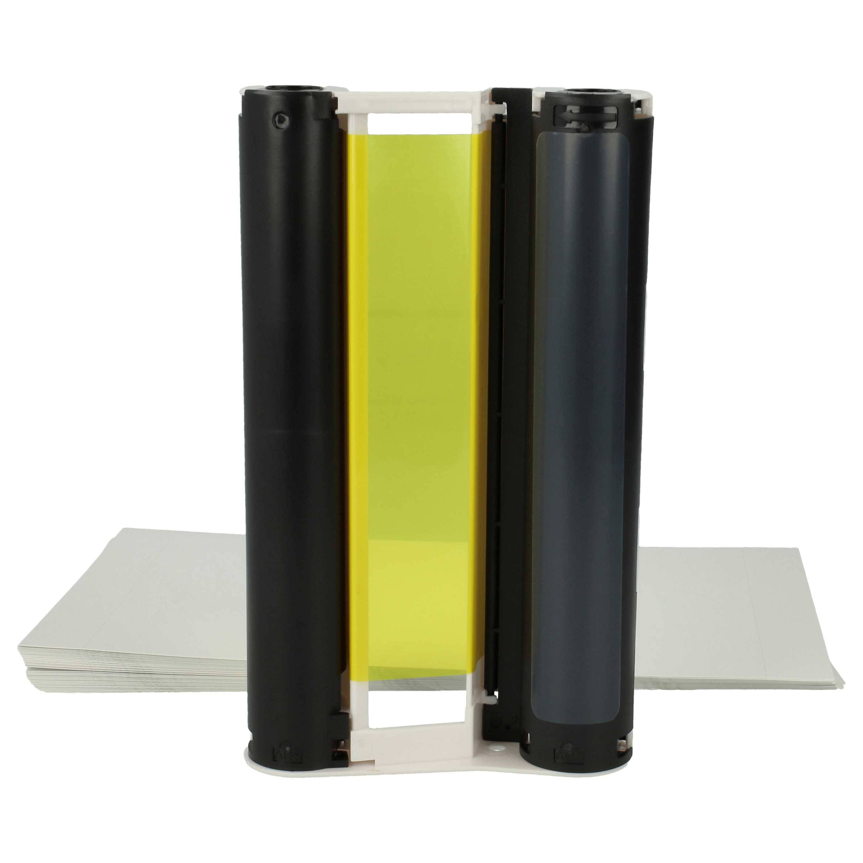 vhbw 2x Druckerkartuschen Cyan/Magenta/Yellow kompatibel mit Canon Selphy CP810, CP800 Fotodrucker (kompatibel, 2er-Pack)