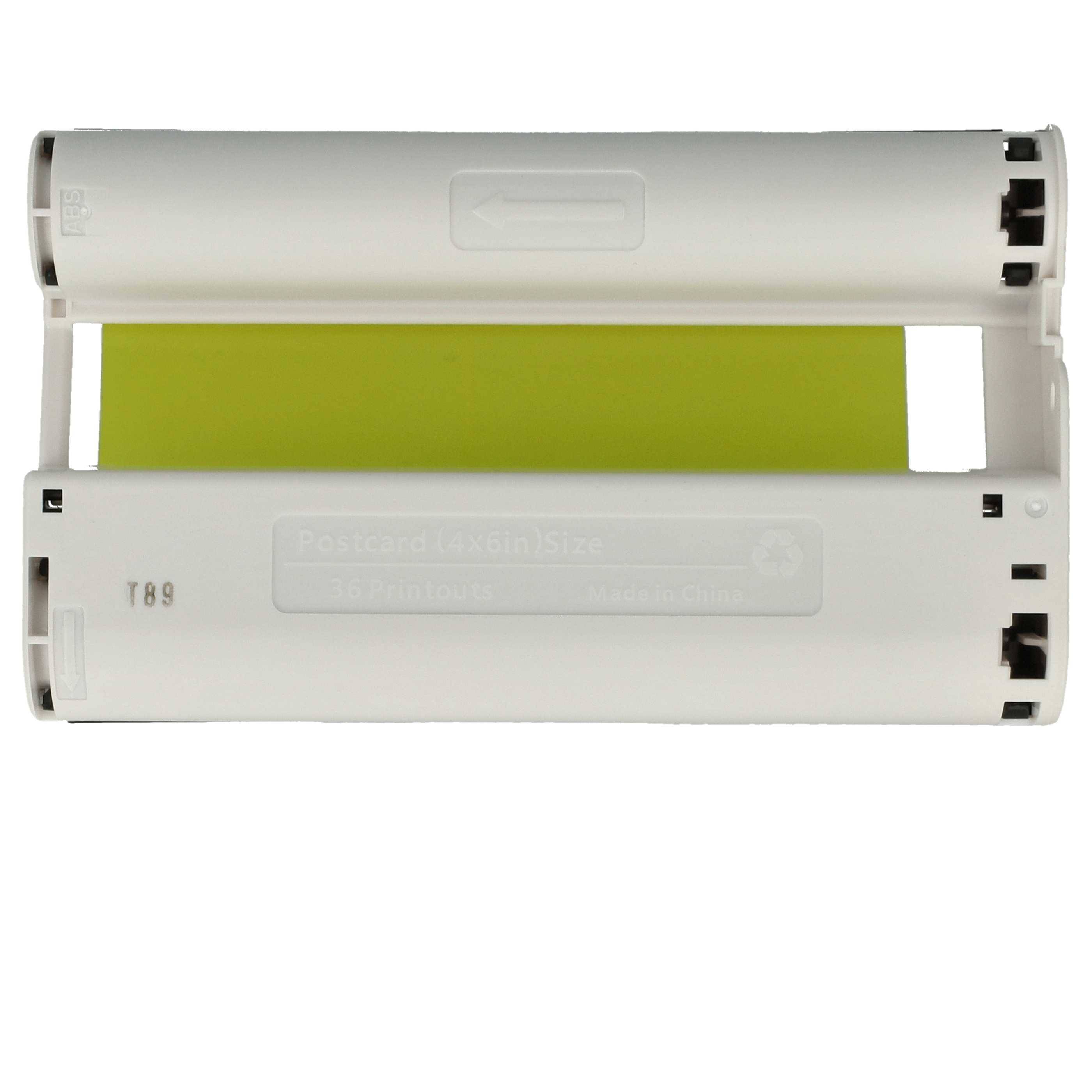 vhbw Druckerkartusche Cyan/Magenta/Yellow kompatibel mit Canon Selphy CP910, CP900 Fotodrucker (kompatibel)