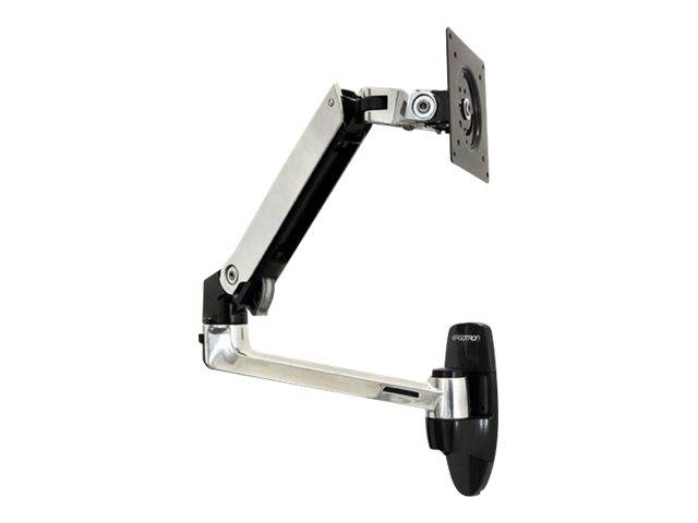 Ergotron LX Wall Mount LCD Arm - Befestigungskit (Gelenkarm, Aufbauplatte, Verlängerte Halterung)