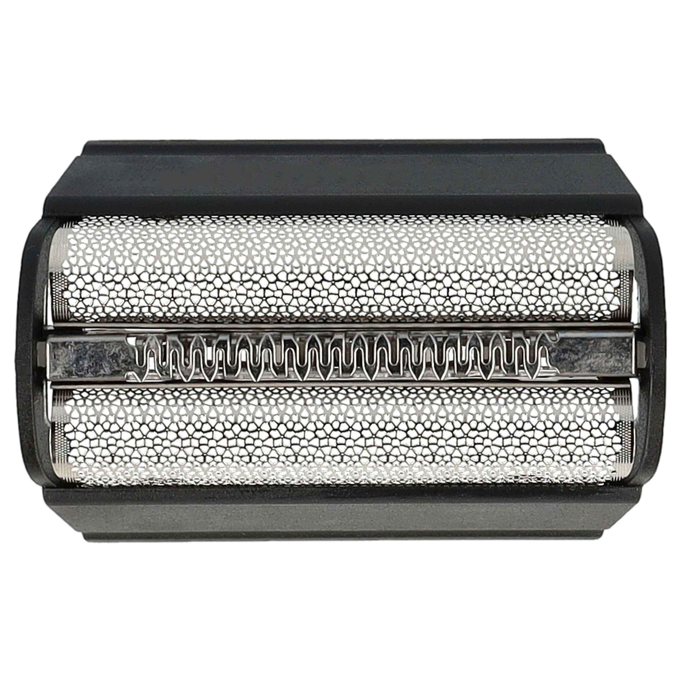 vhbw 3x Doppelscherfolie kompatibel mit Braun Flex Integral 6525, 6550, 6522 Elektrorasierer + Rahmen, schwarz