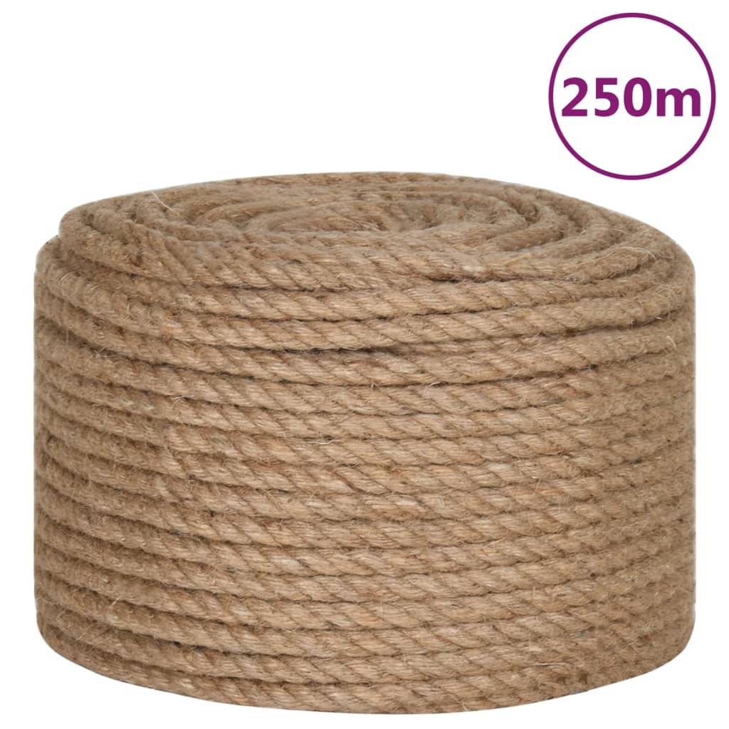 vidaXL Seil 100% Jute 12 mm 250 m