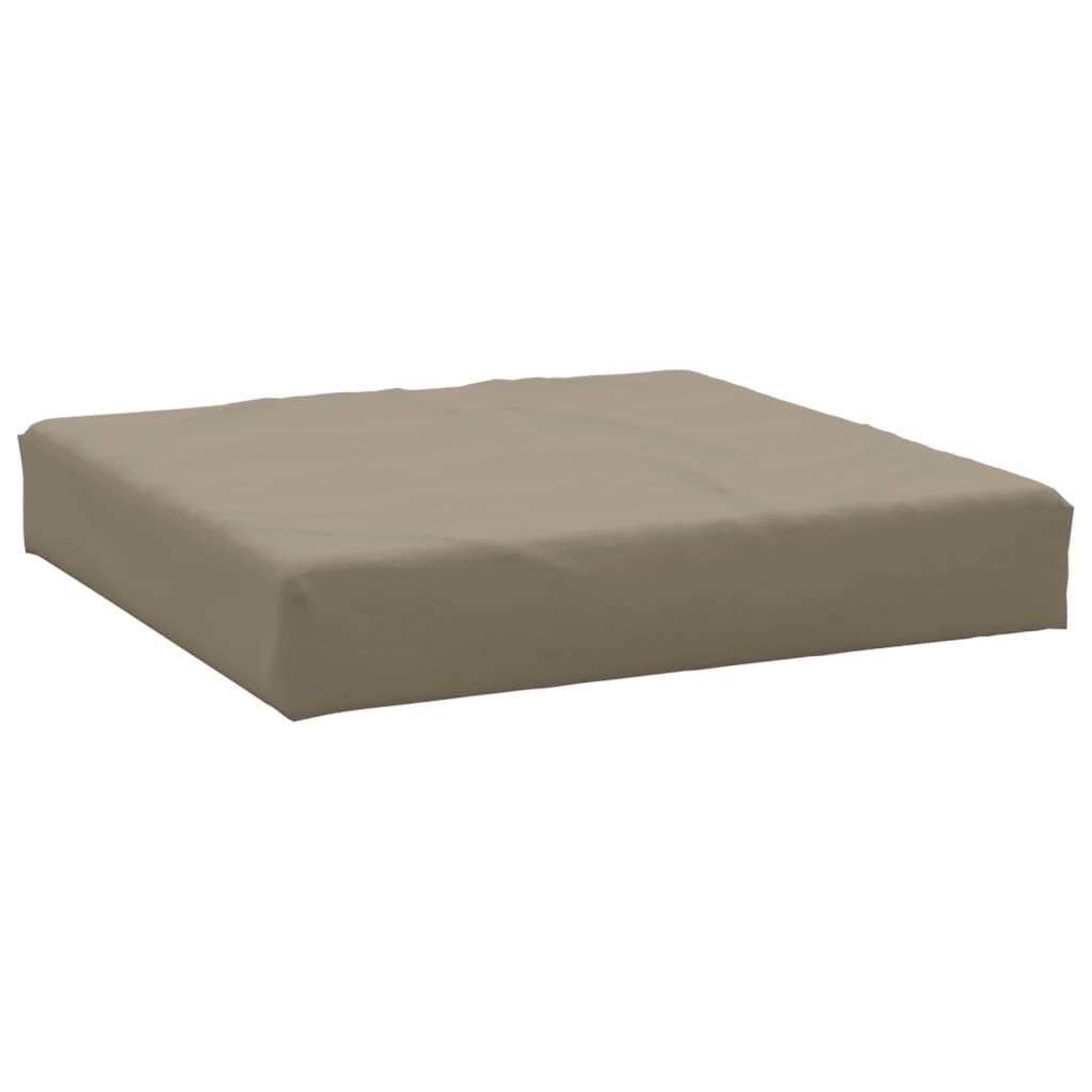 vidaXL Palettenkissen Taupe 60x60x6 cm Oxford-Gewebe