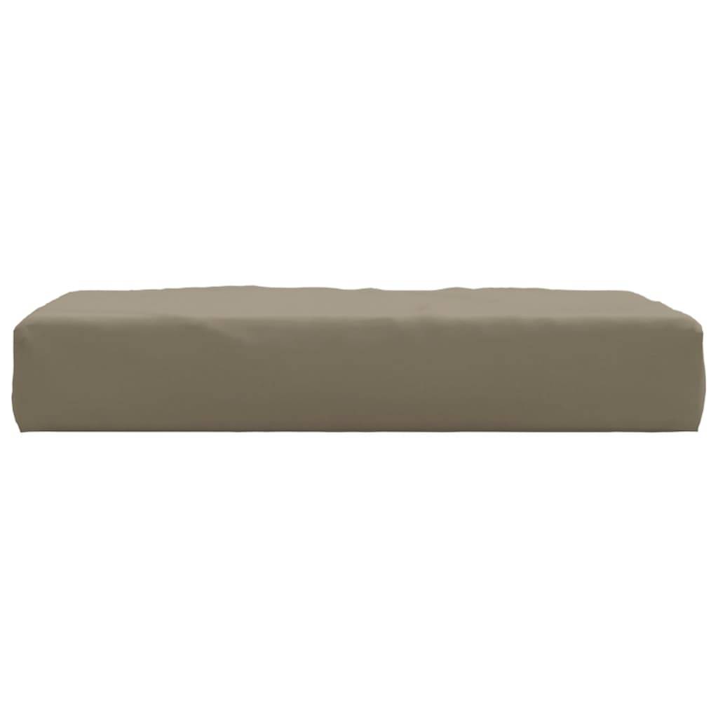 vidaXL Palettenkissen Taupe 60x60x6 cm Oxford-Gewebe