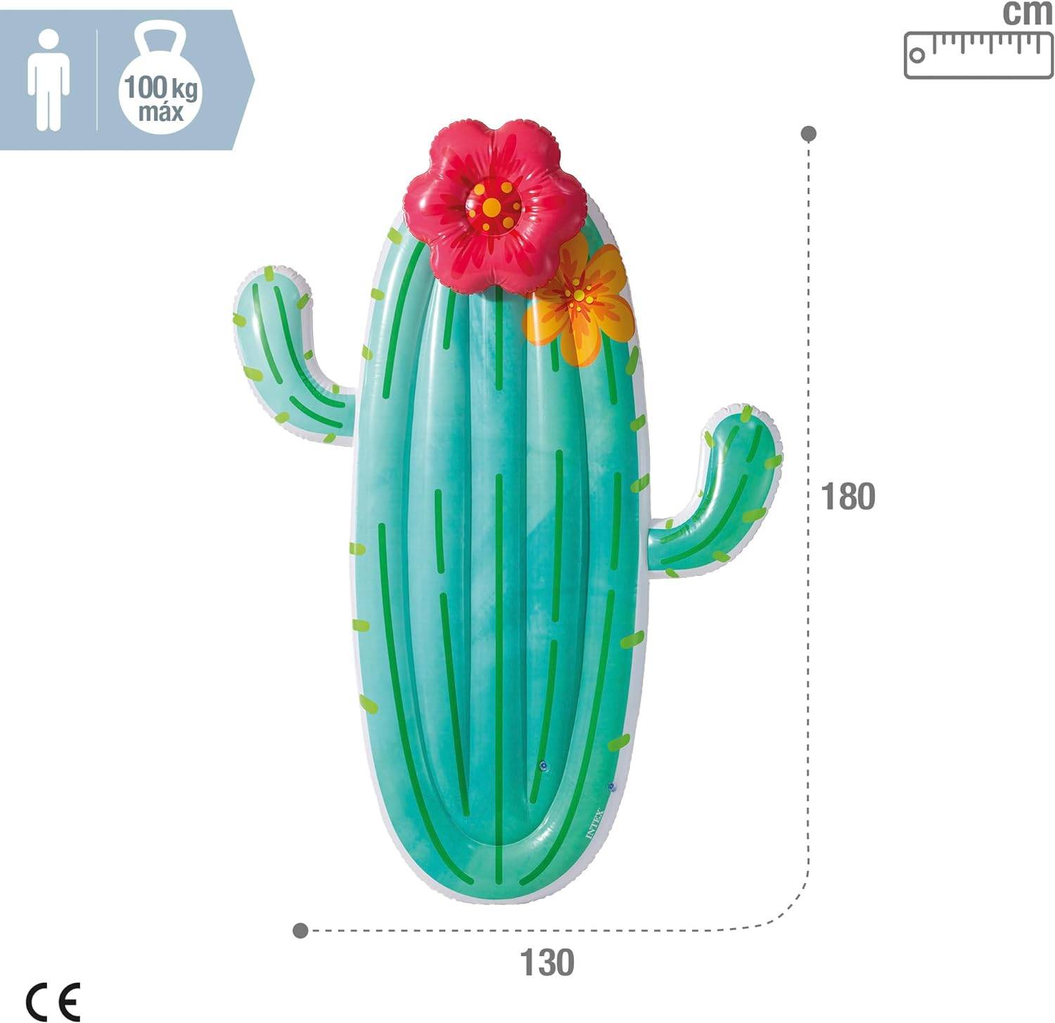 INTEX 58793EU - Luftmatratze - Kaktus (180x130x28cm) Float Schwimmtier Cactus