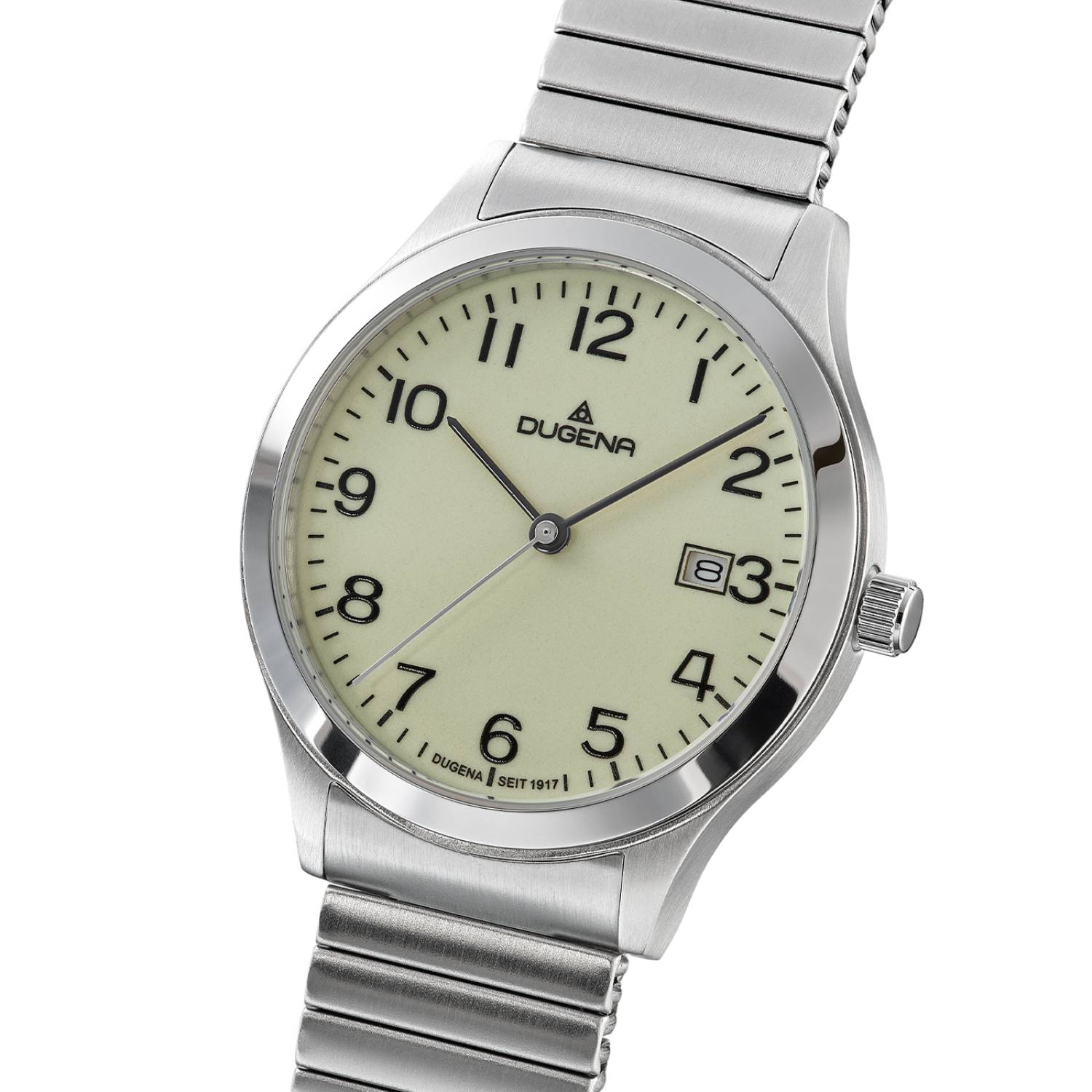 Dugena Bari 4461121, für Herren, Quarz, Edelstahl, wasserdicht, 5 bar