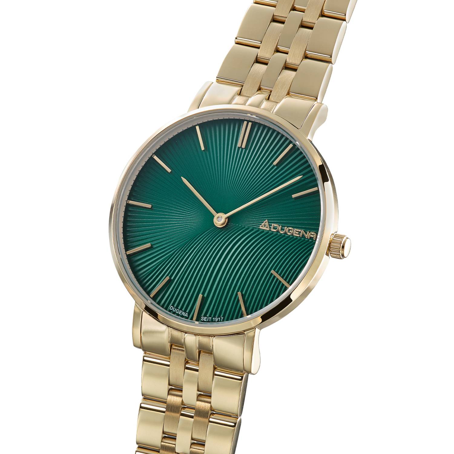 Dugena Linée, Quarz, für Damen, Edelstahl, Saphirglas, wasserdicht, 3 bar