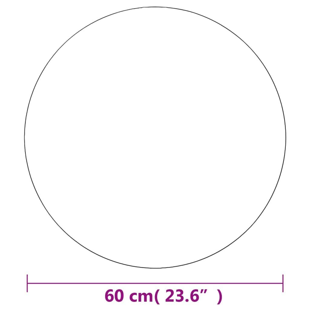 vidaXL Wandspiegel 60 cm Rund Glas