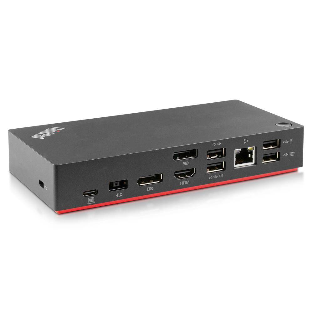 Lenovo ThinkPad USB-C Dock Gen 2 40AS0090EU (2x DP, 1x HDMI, 3x USB 3.1, 1x USB-C, ) 90W Netzteil