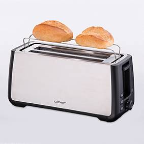 Cloer 3579 King Size - Toaster - 4 Scheibe - 2 Steckplatz