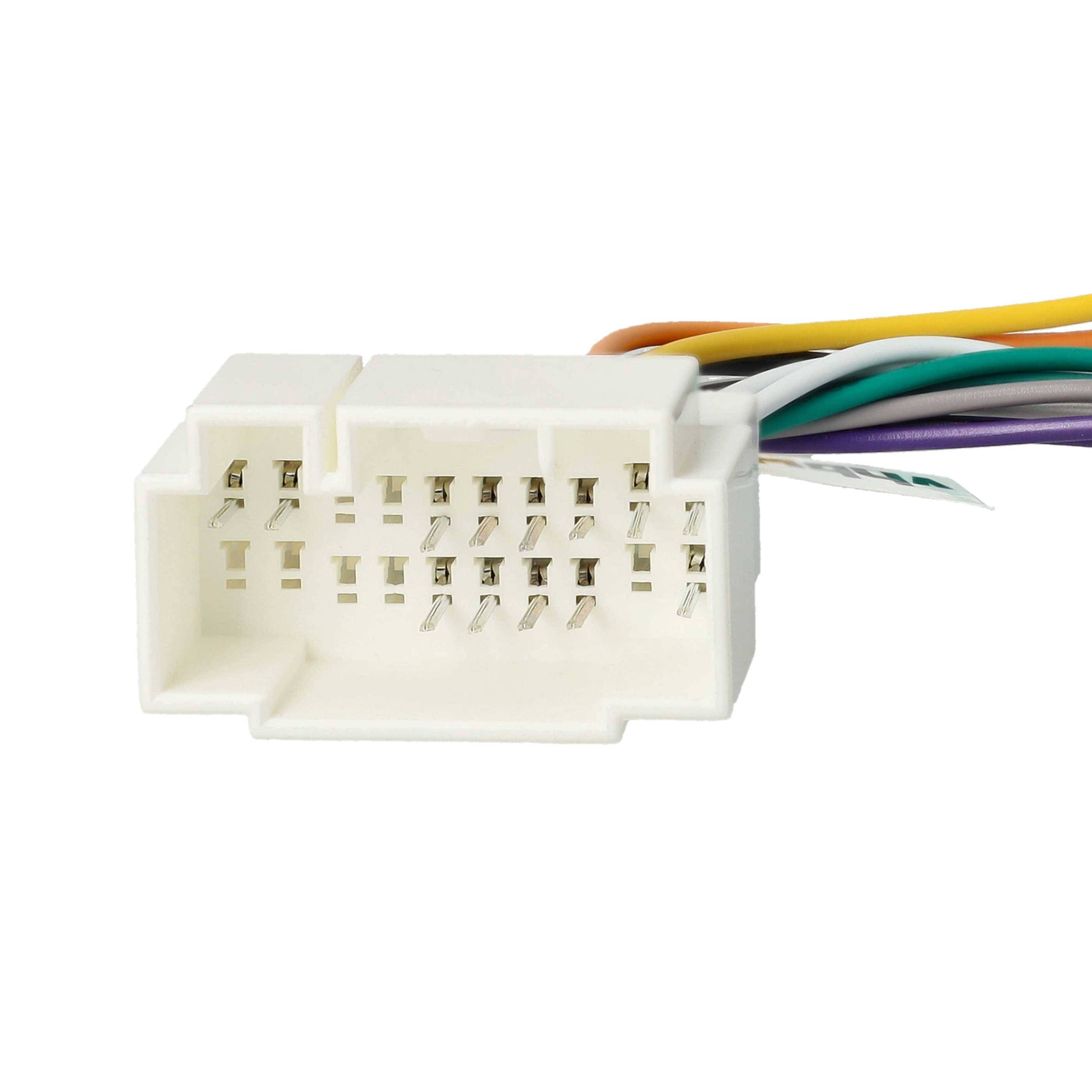 vhbw Autoradio ISO Adapter kompatibel mit Honda Civic 1999 - 2005, CR-V 1999 - 2006, DX ab 2006 Auto-Modell