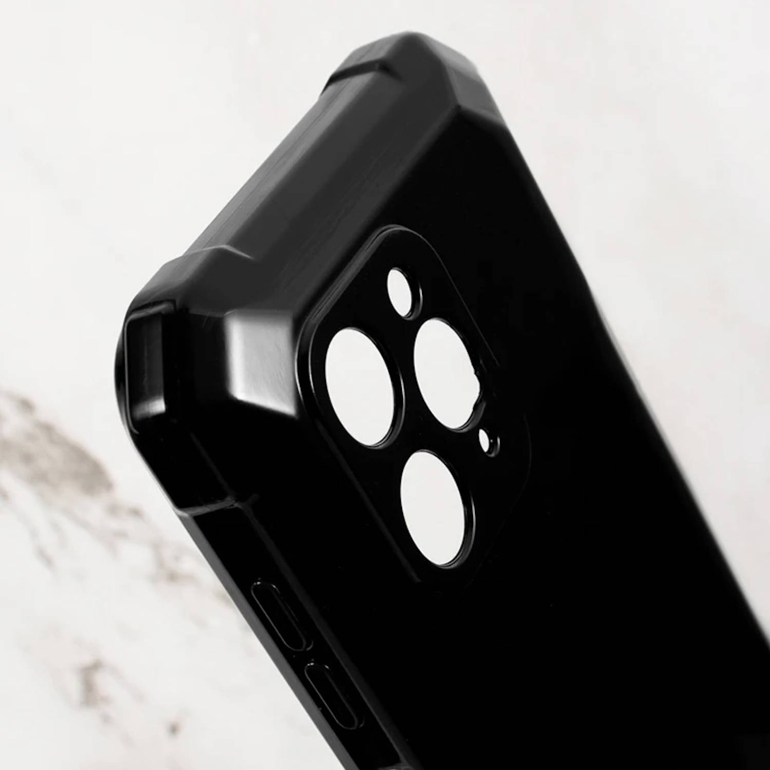 Für Blackview BV5300 Silikon Schutz Schwarz Handyhülle Cover Case TPU dünn