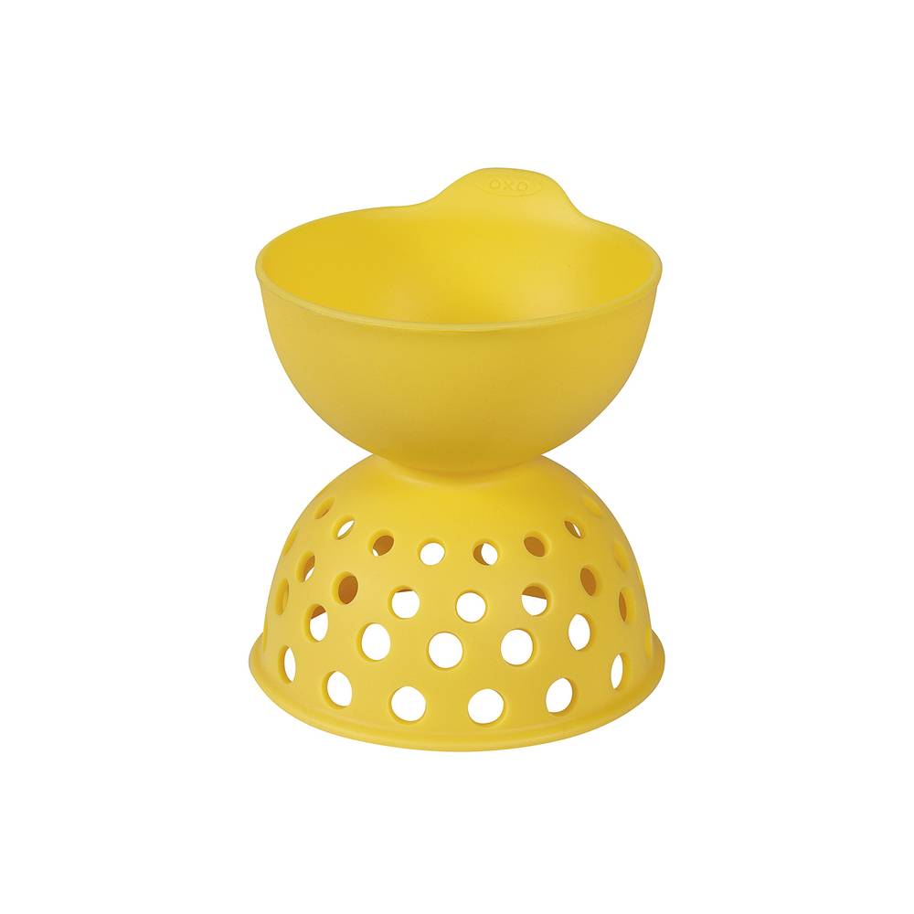 OXO 11207000MLNYKEU Eier-Pochierer Silikon, gelb (2er Pack)