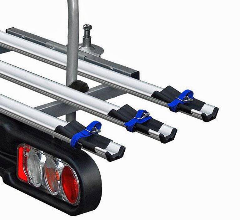 RACE 3 Heckträger 3 Räder Fahrradträger für AHK abschließbar klappbar Quick-Stop