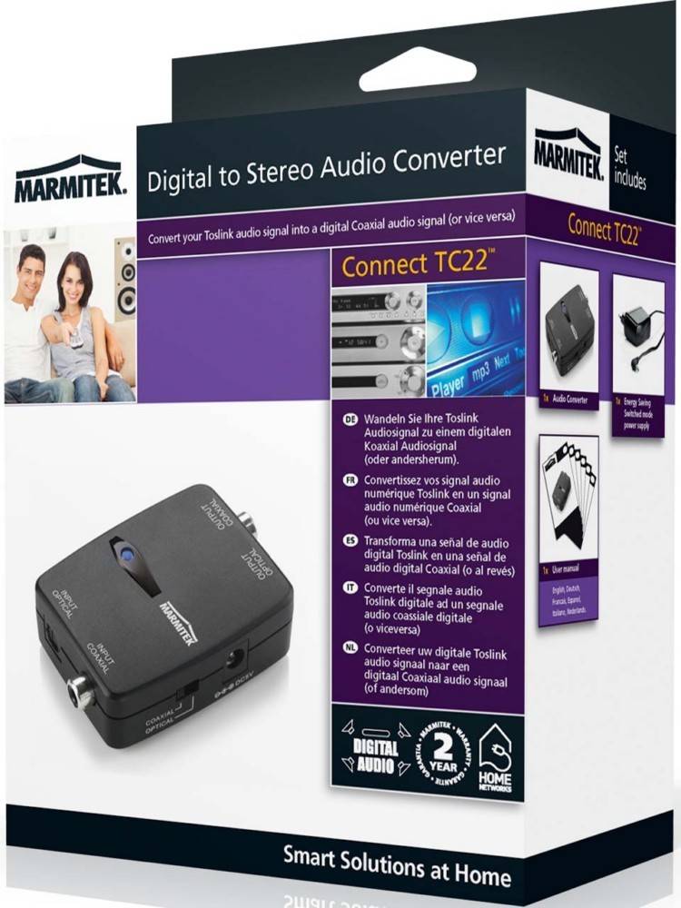 MARMITEK Audio-Konverter MARMITEK ConnectTC22