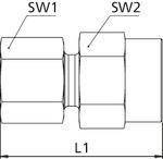 Manometer-Anschlussverschraubung G 1/4 i. Rohr-Außen-D.8 Stahl verz.