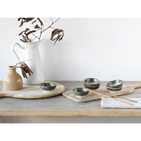 CreaTable 21814 Cascade Sojaschale Steinzeug, stein, 6-teilig (1 Set) CreaTable 21814 Cascade Sojaschale Steinzeug, stein, 6-teilig (1 Set)