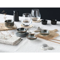 CreaTable 21814 Cascade Sojaschale Steinzeug, stein, 6-teilig (1 Set) CreaTable 21814 Cascade Sojaschale Steinzeug, stein, 6-teilig (1 Set)