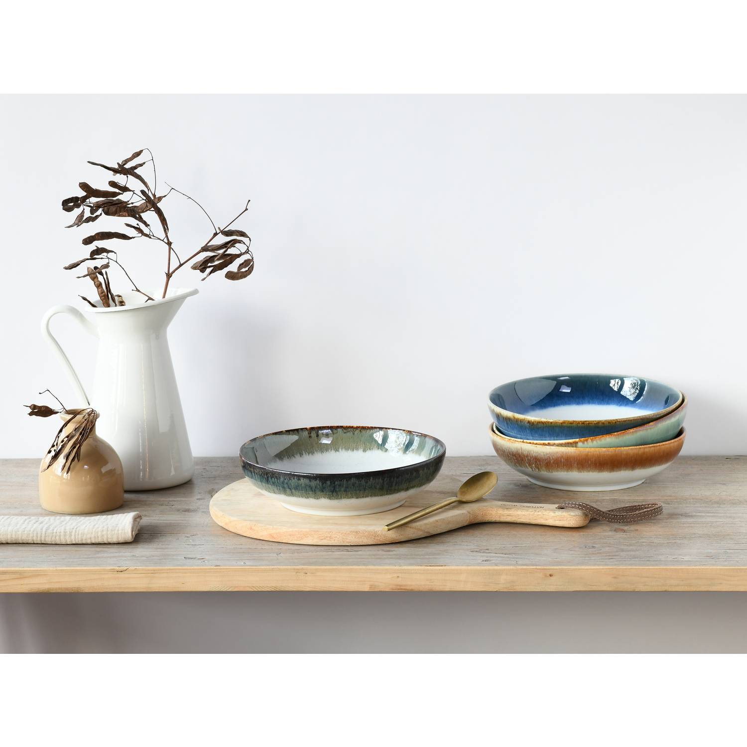 CreaTable 17547 Cascade Poke Bowl Set, mehrfarbig, 4-teilig (1 Set)