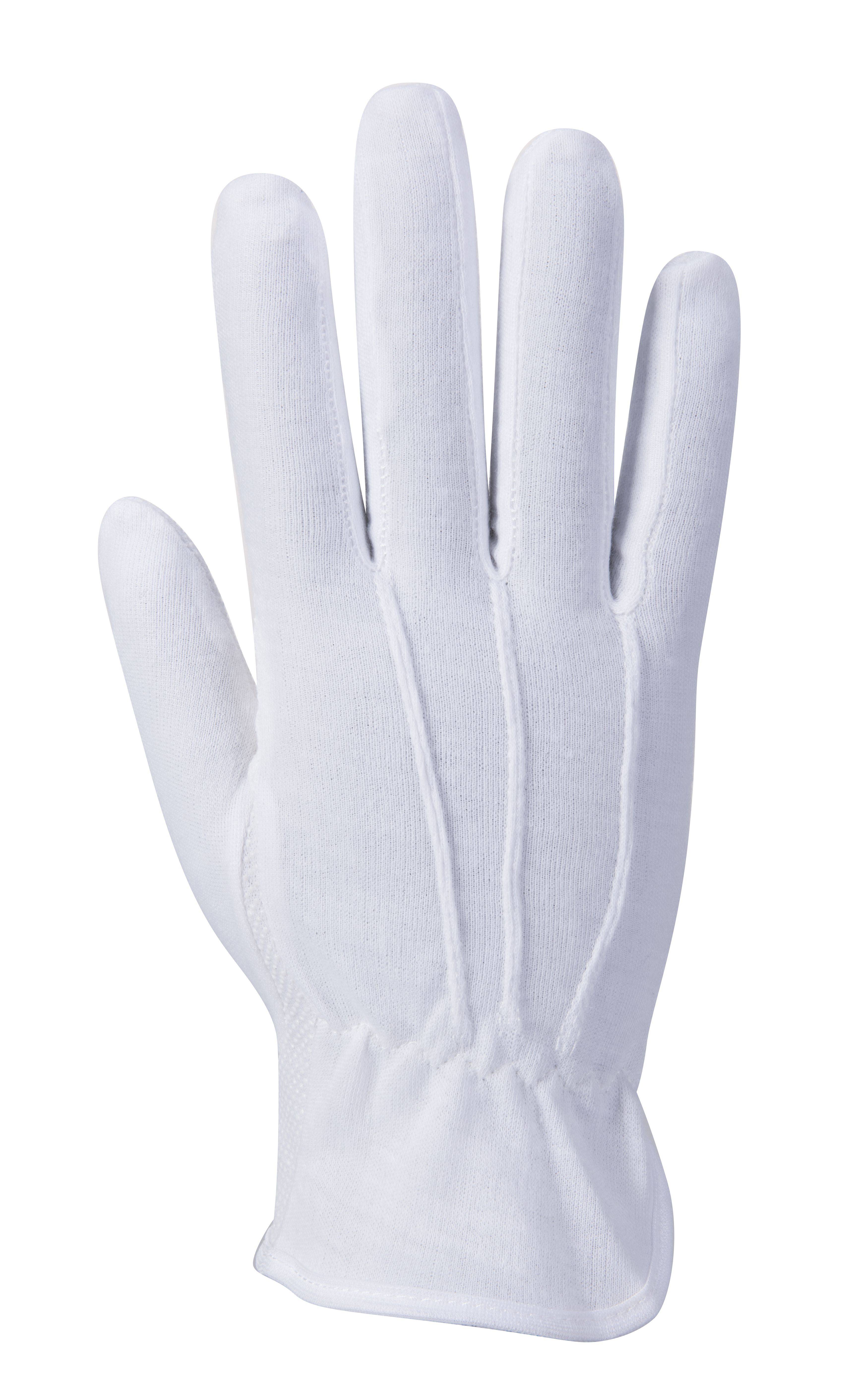 Portwest Microdot Handschuh Farbe: Weiß, Gr.: 8 (M)