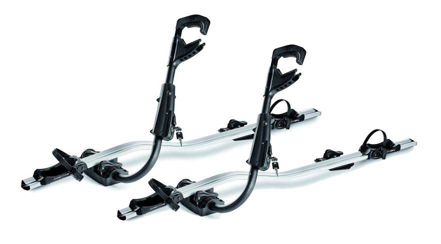 2x Fast Rider Alu Fahrradträger + Dachträger VDP EVO ALU kompatibel mit für Opel Combo C 3 Türer 2001-2012